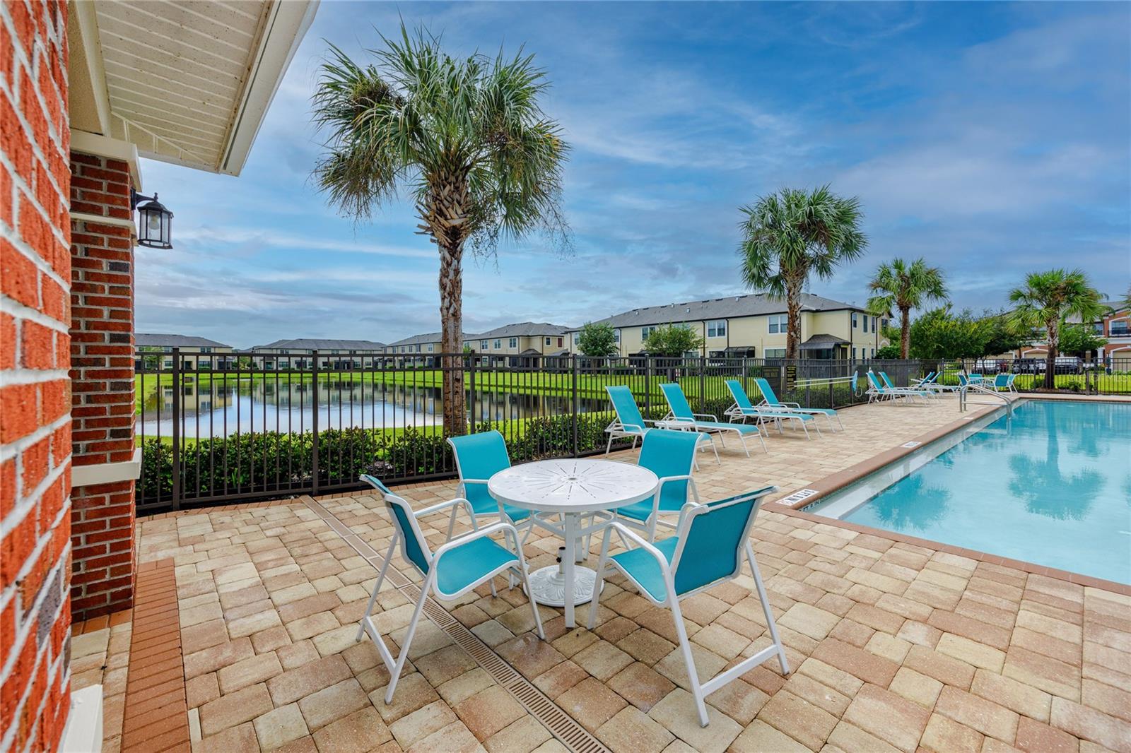 Relaxing Views From the Pool