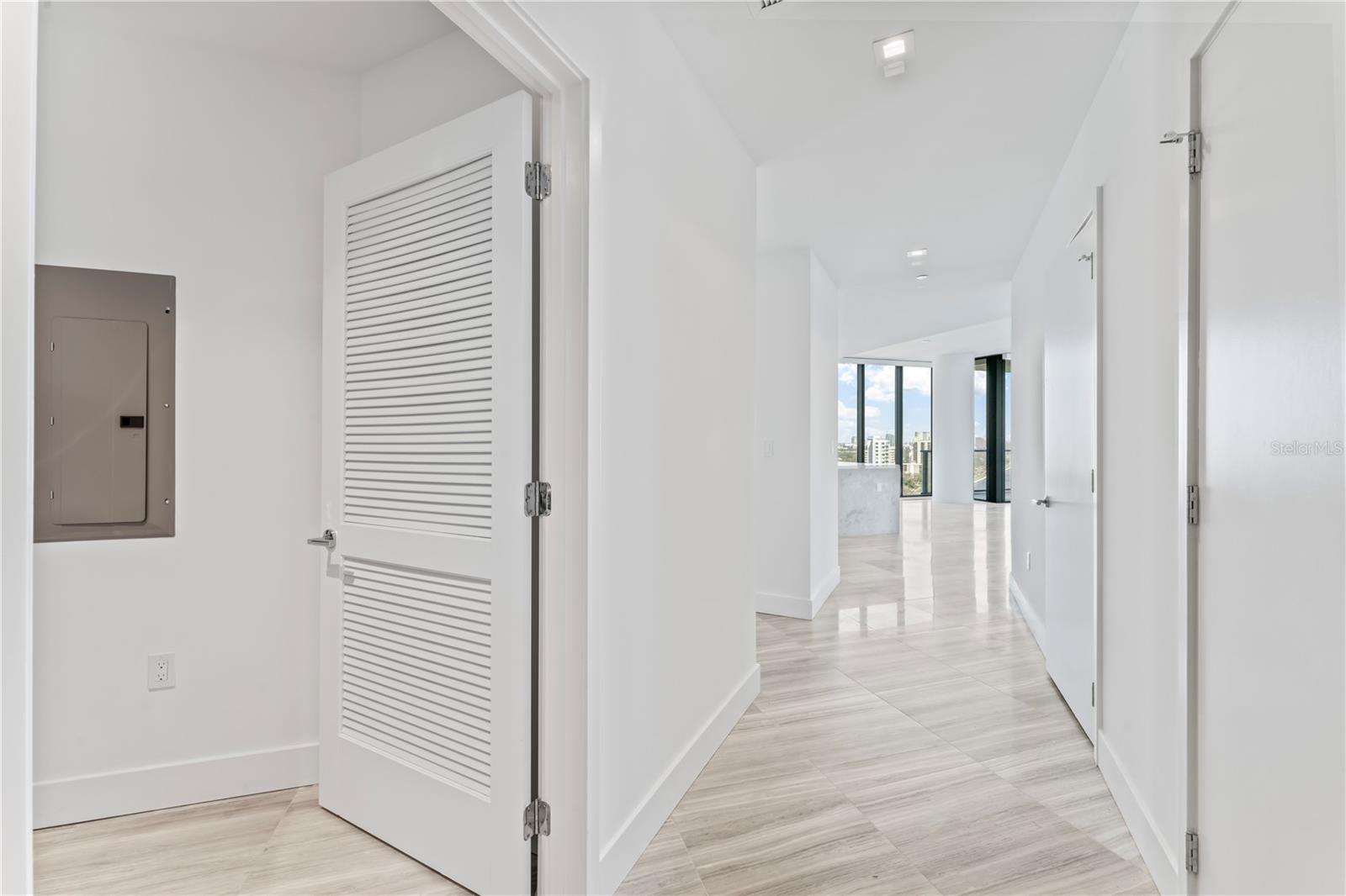 Hallway by Laundry Room