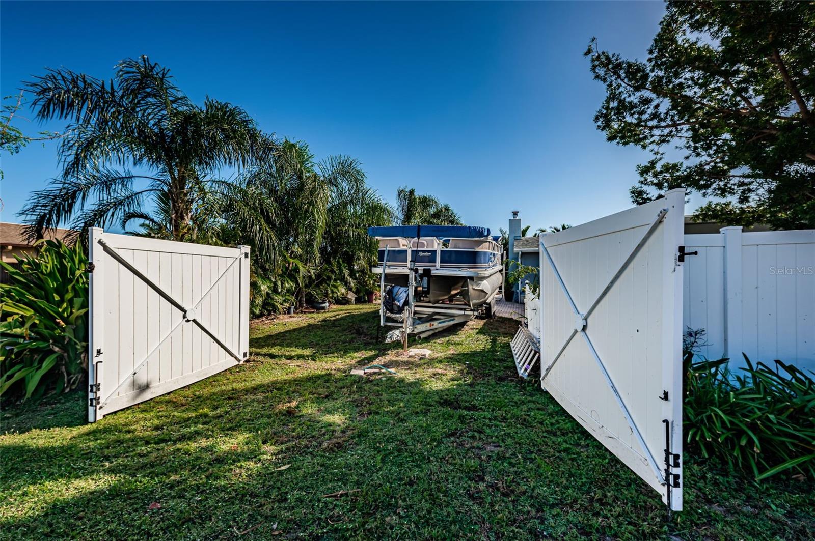 RV or Boat Storage in Backyard