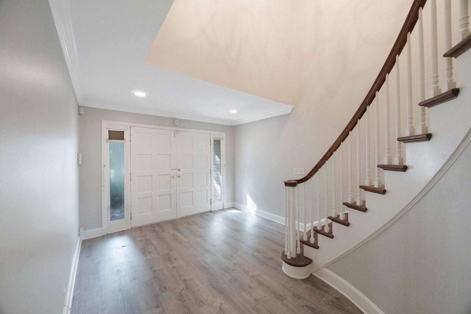 Foyer & Spiral Staircase