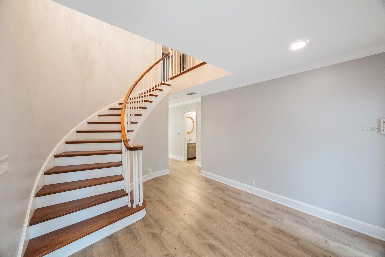 Foyer & Spiral Staircase