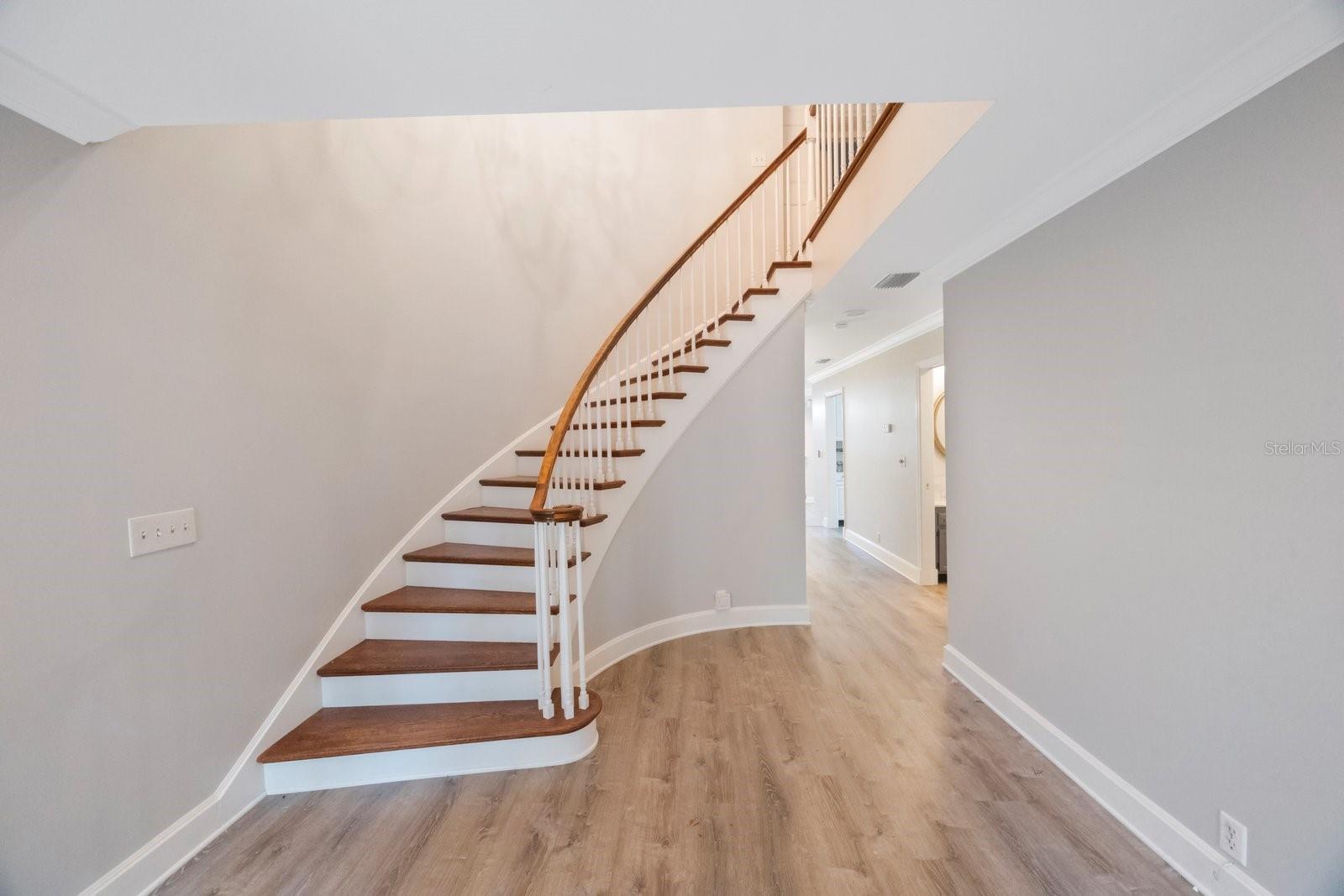 Foyer & Spiral Staircase