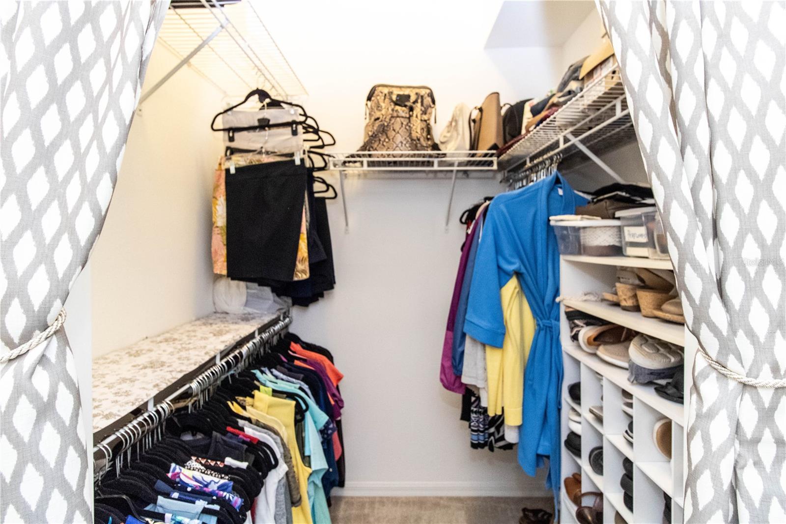 primary bedroom walk in closet