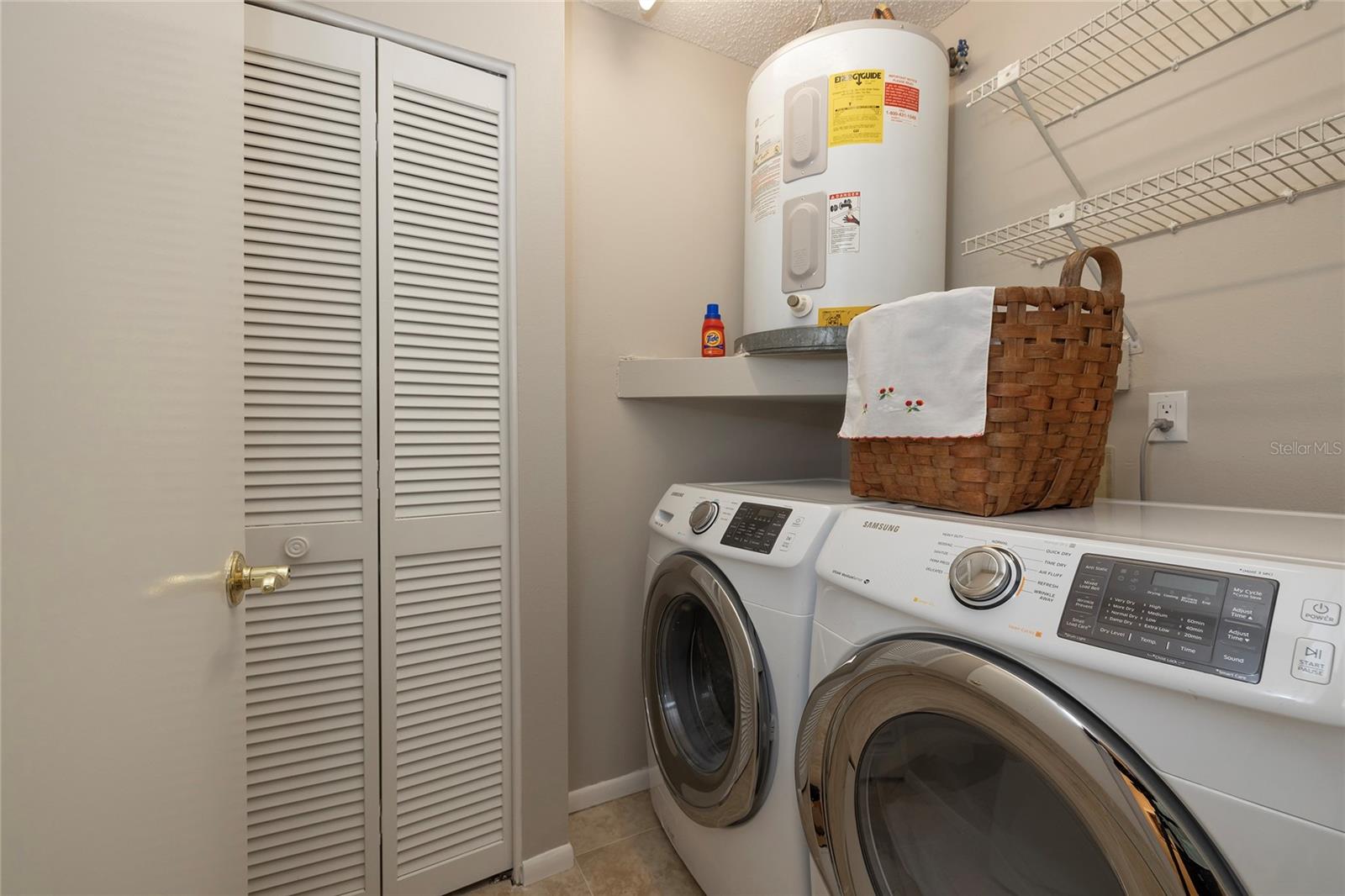 Inside laundry room