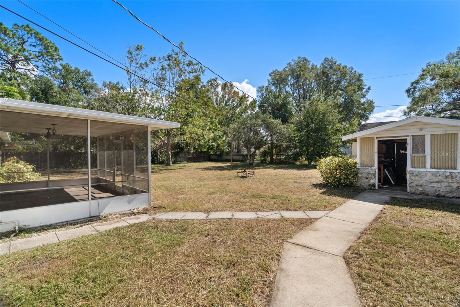 Backyard - alley entrance