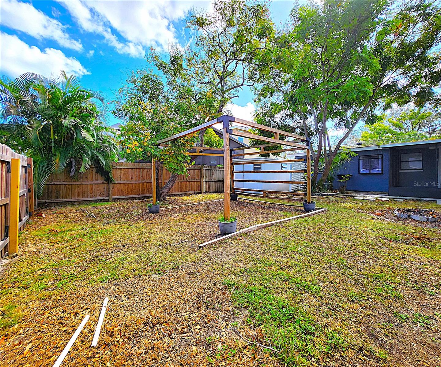 Fully fenced. Fence installed new in 2022