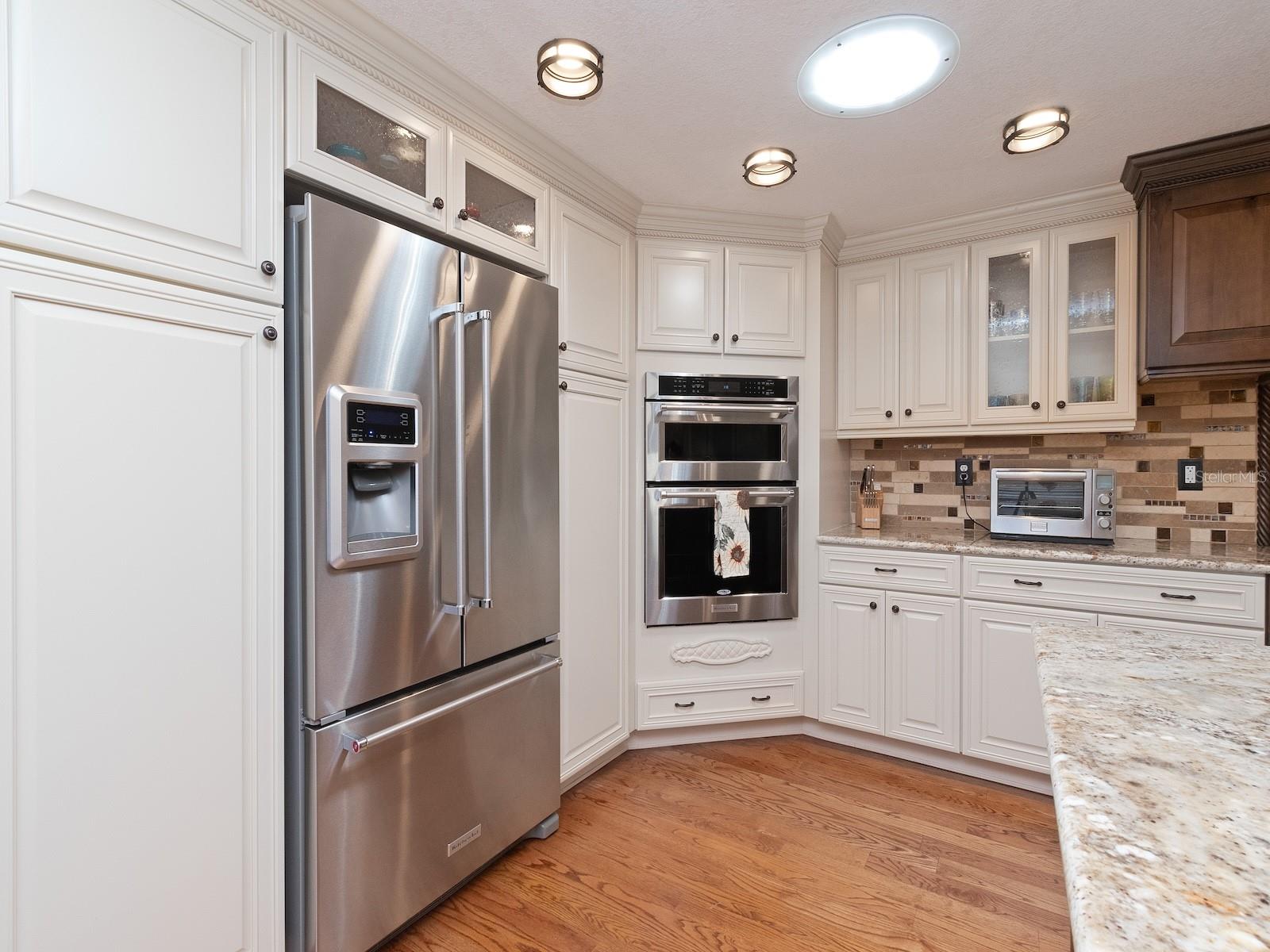 High end stainless steel appliances