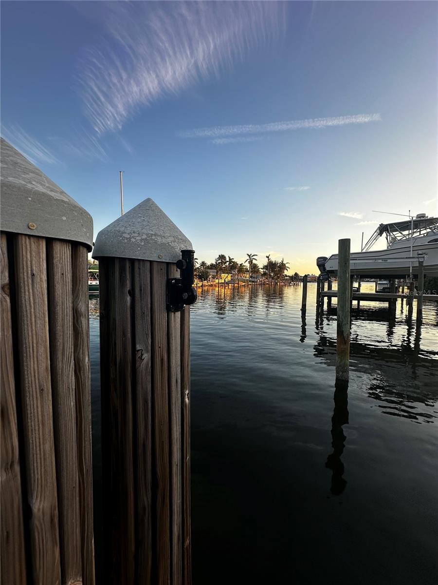 Waterway towards the marina