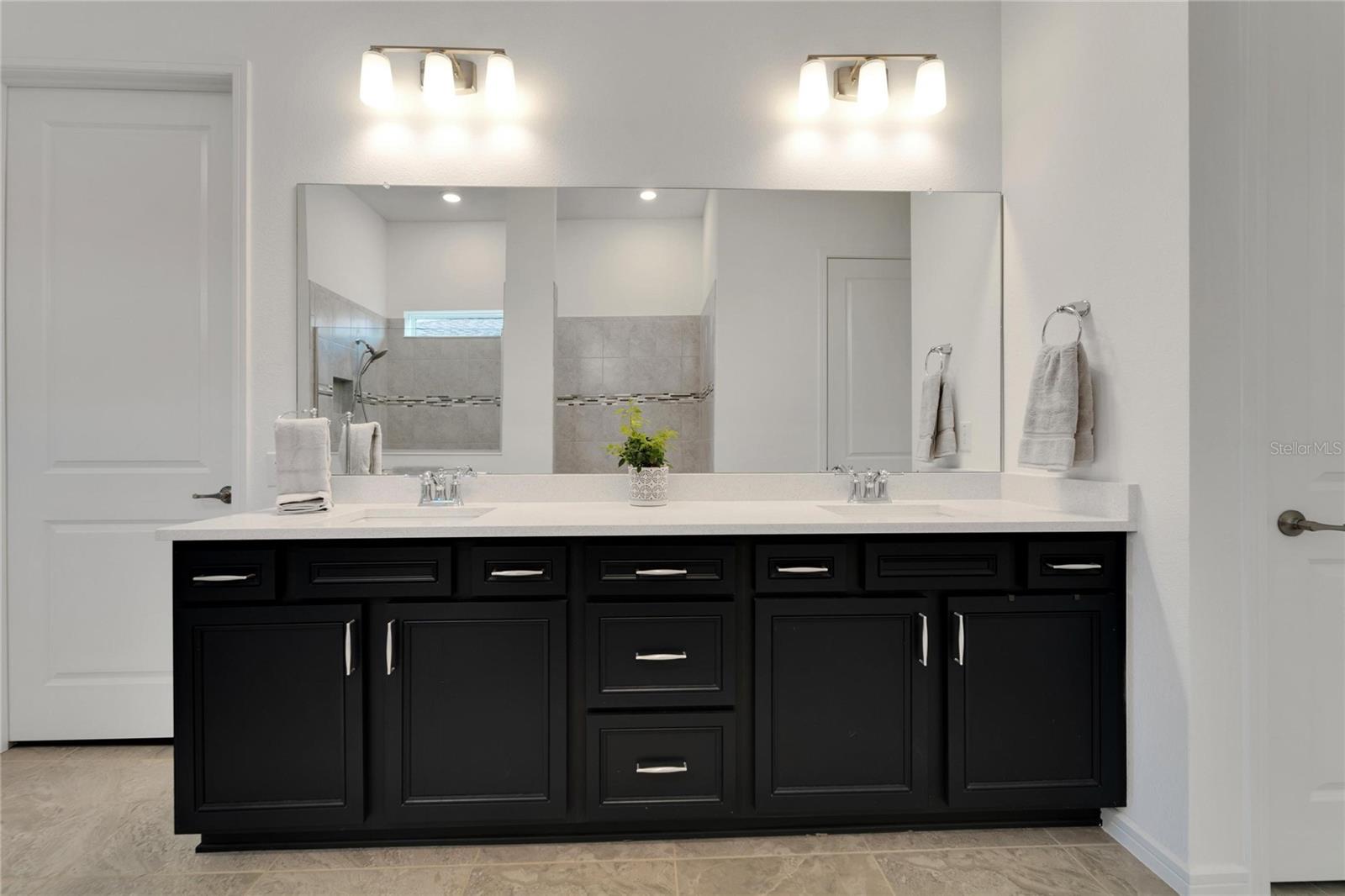 Double sink vanity