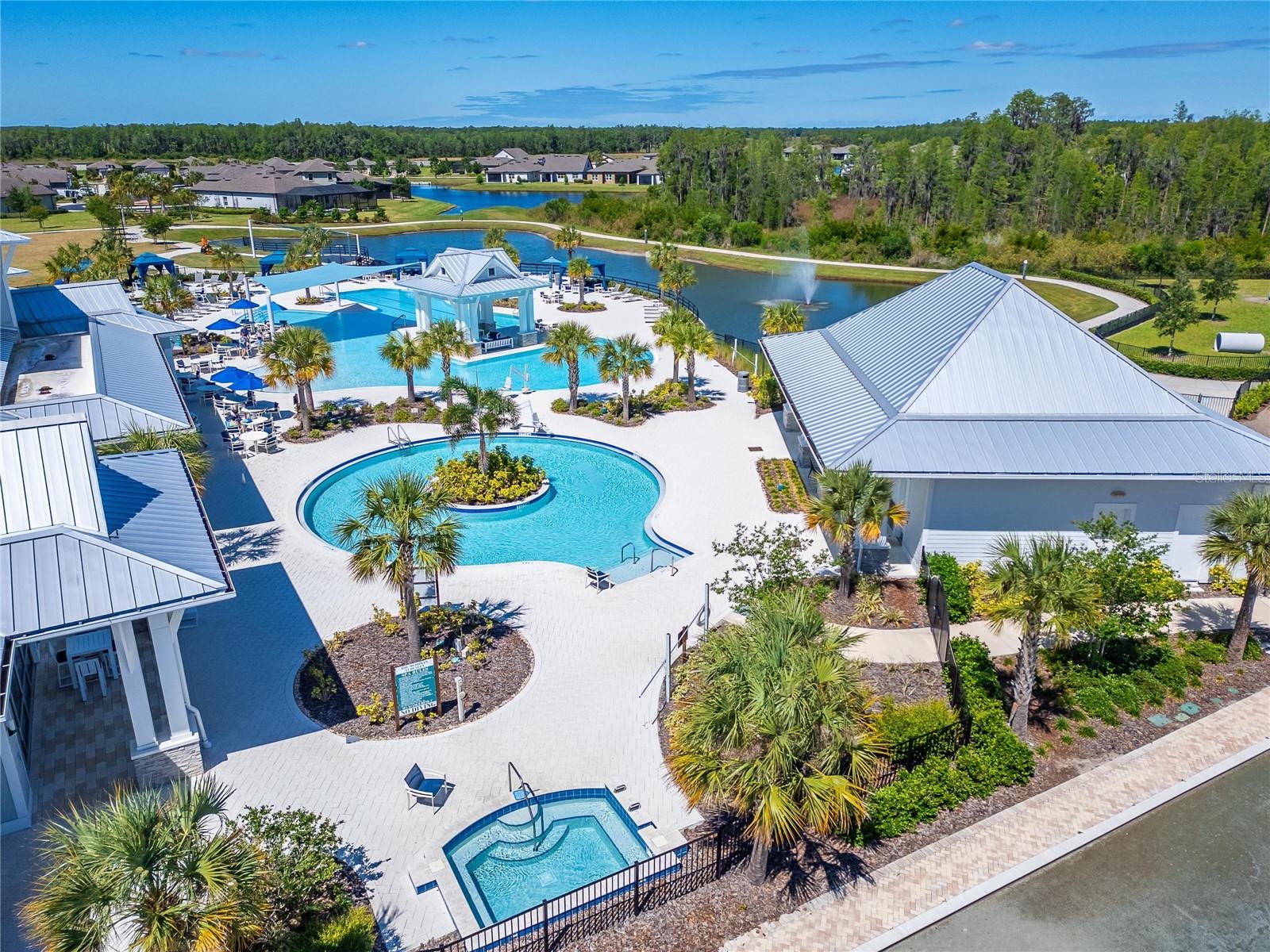 community pools and hot tub