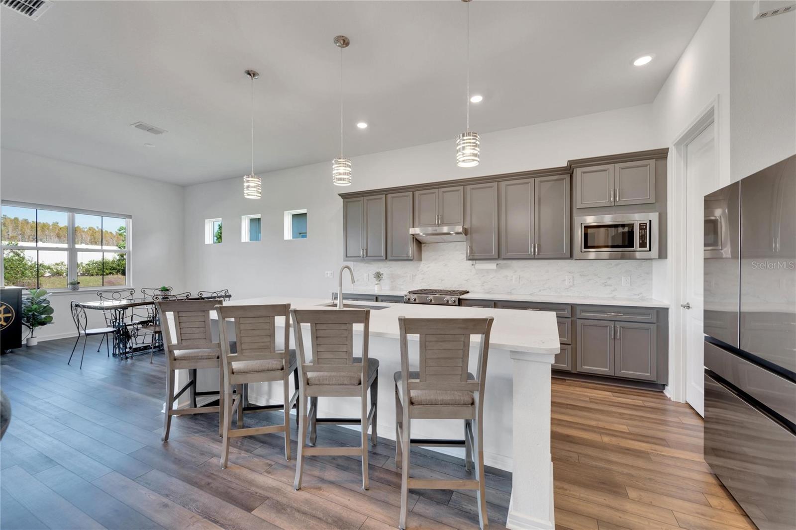 spacious kitchen