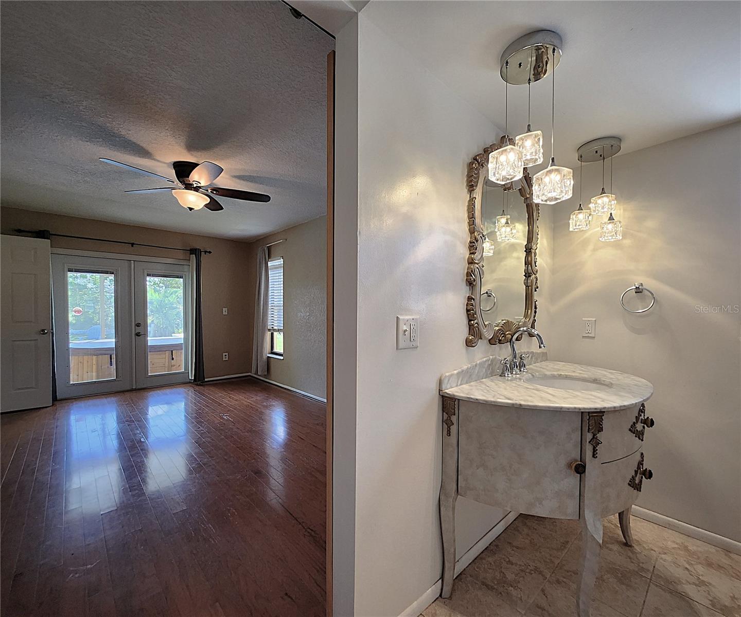 Master Bath includes walk-in closet and walk-in shower