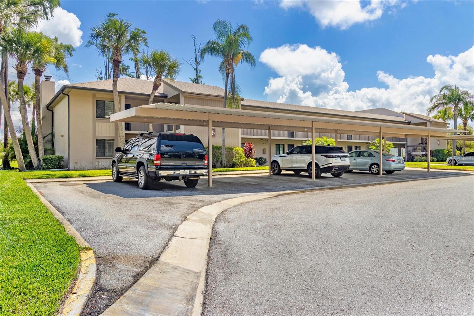 Carport with assigned / covered parking spot