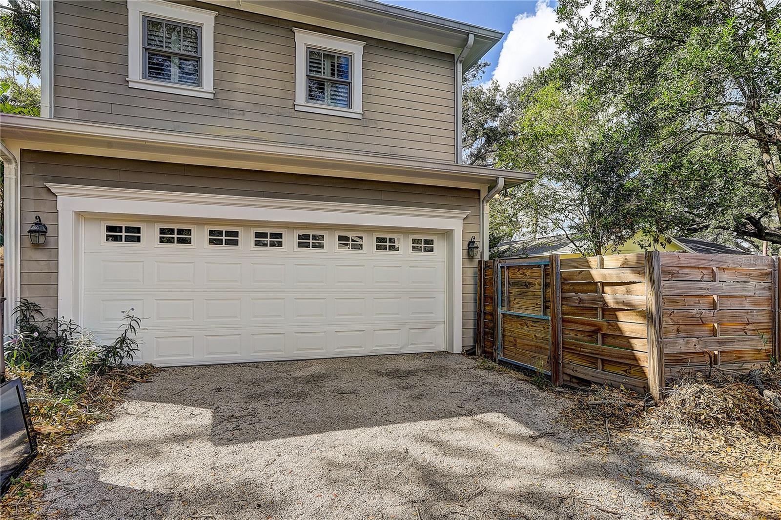 Rear Garage View