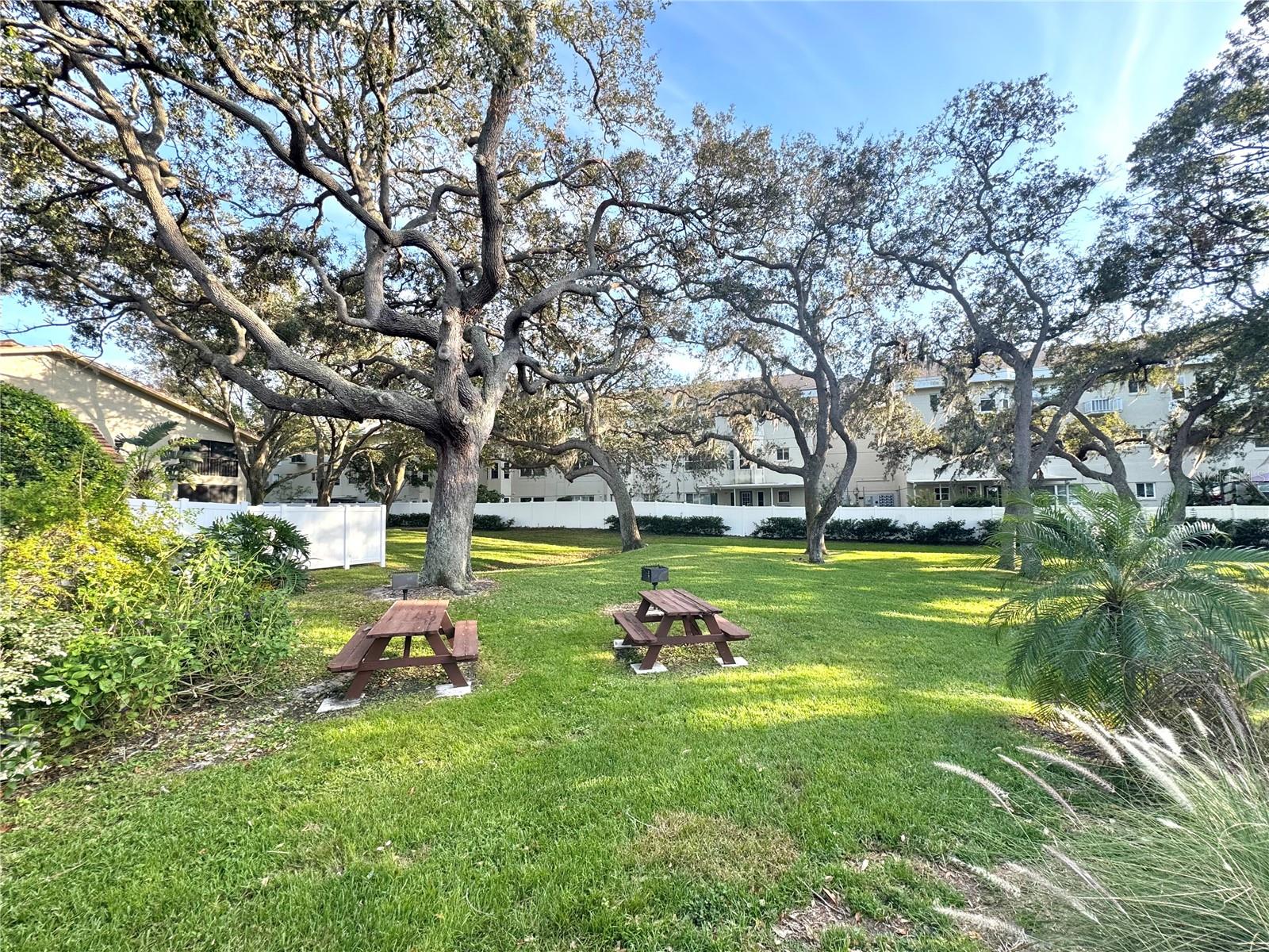 Community picnic area