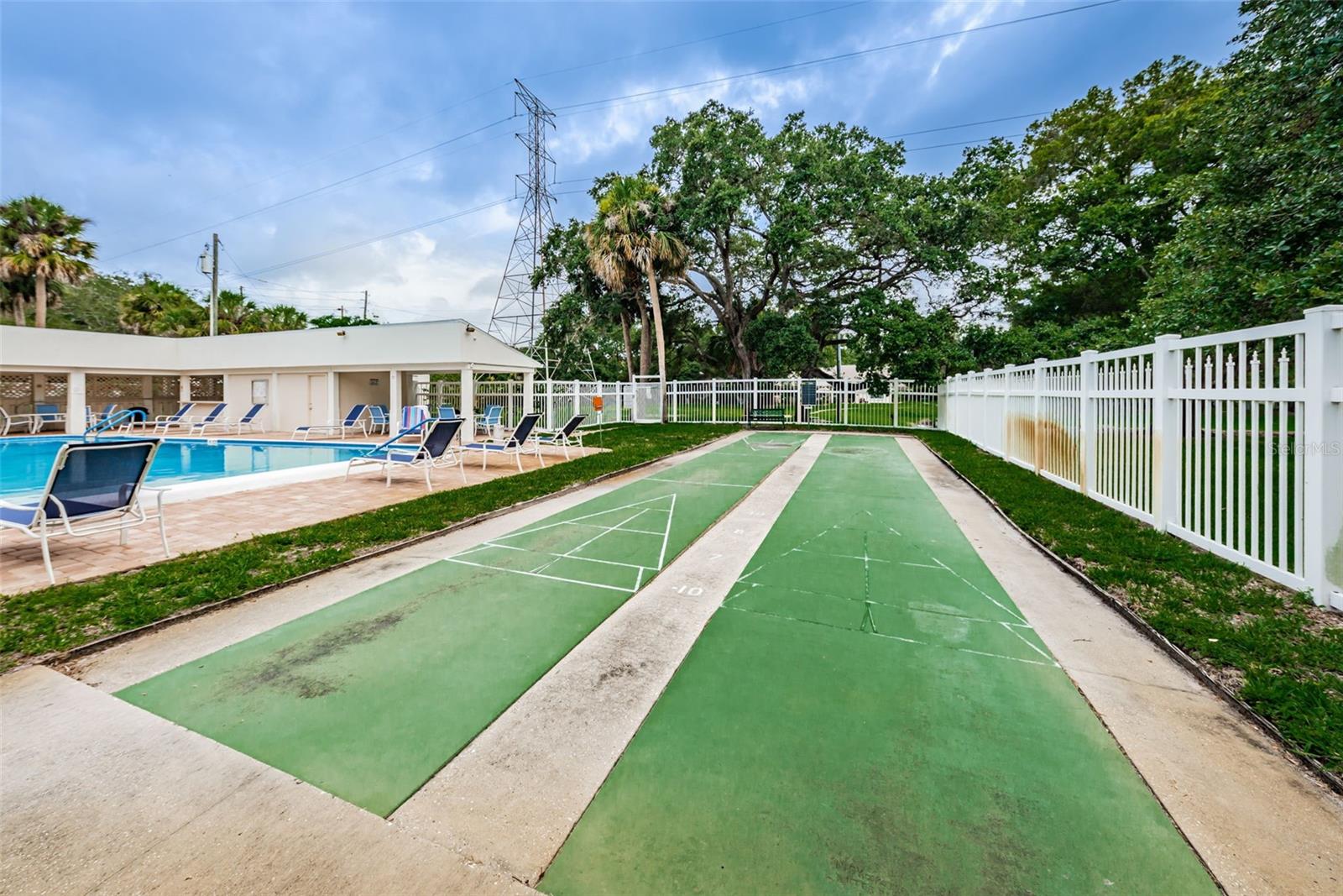 Shuffleboard at Pool