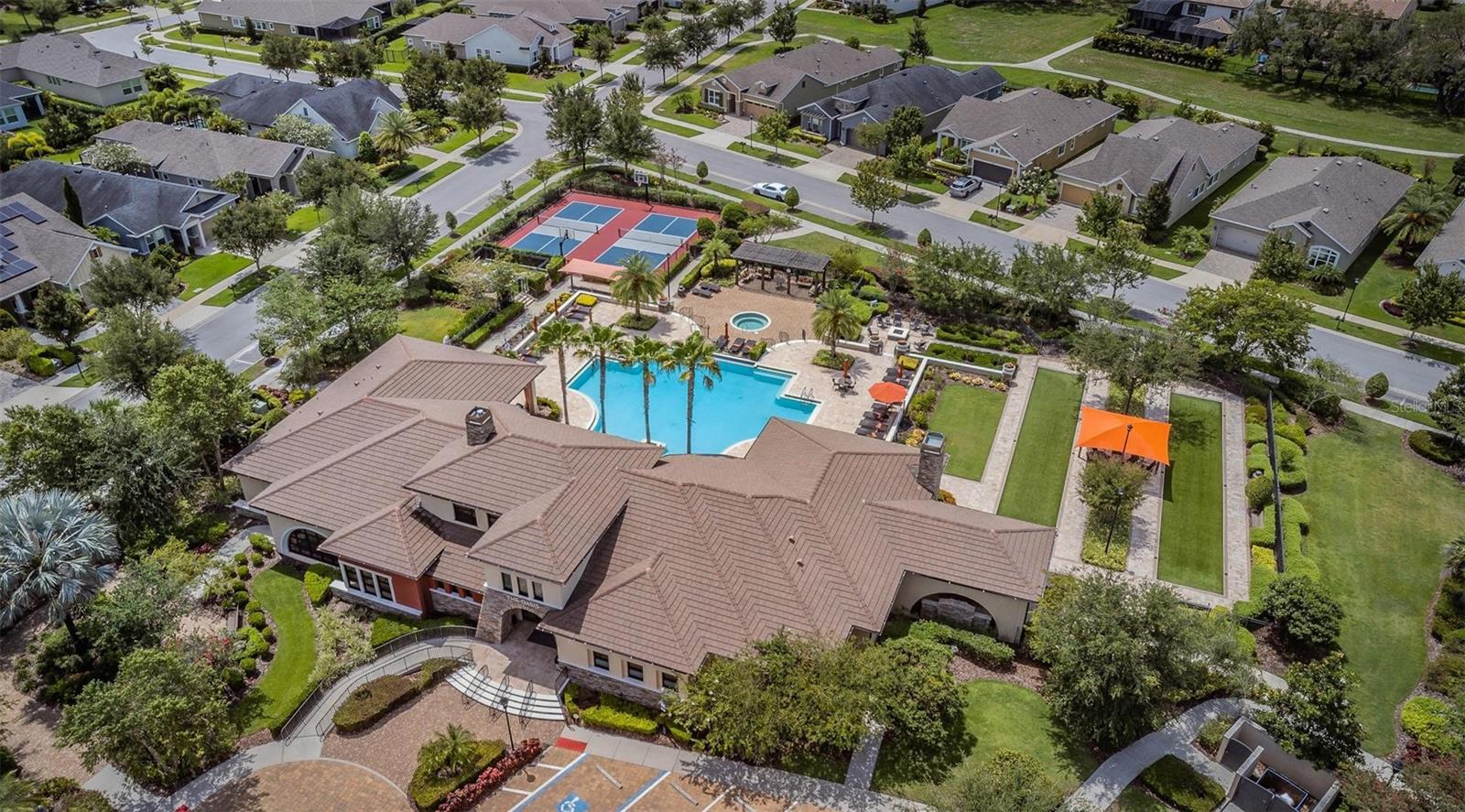 Aerial View of the Encore Oasis Amenity Center