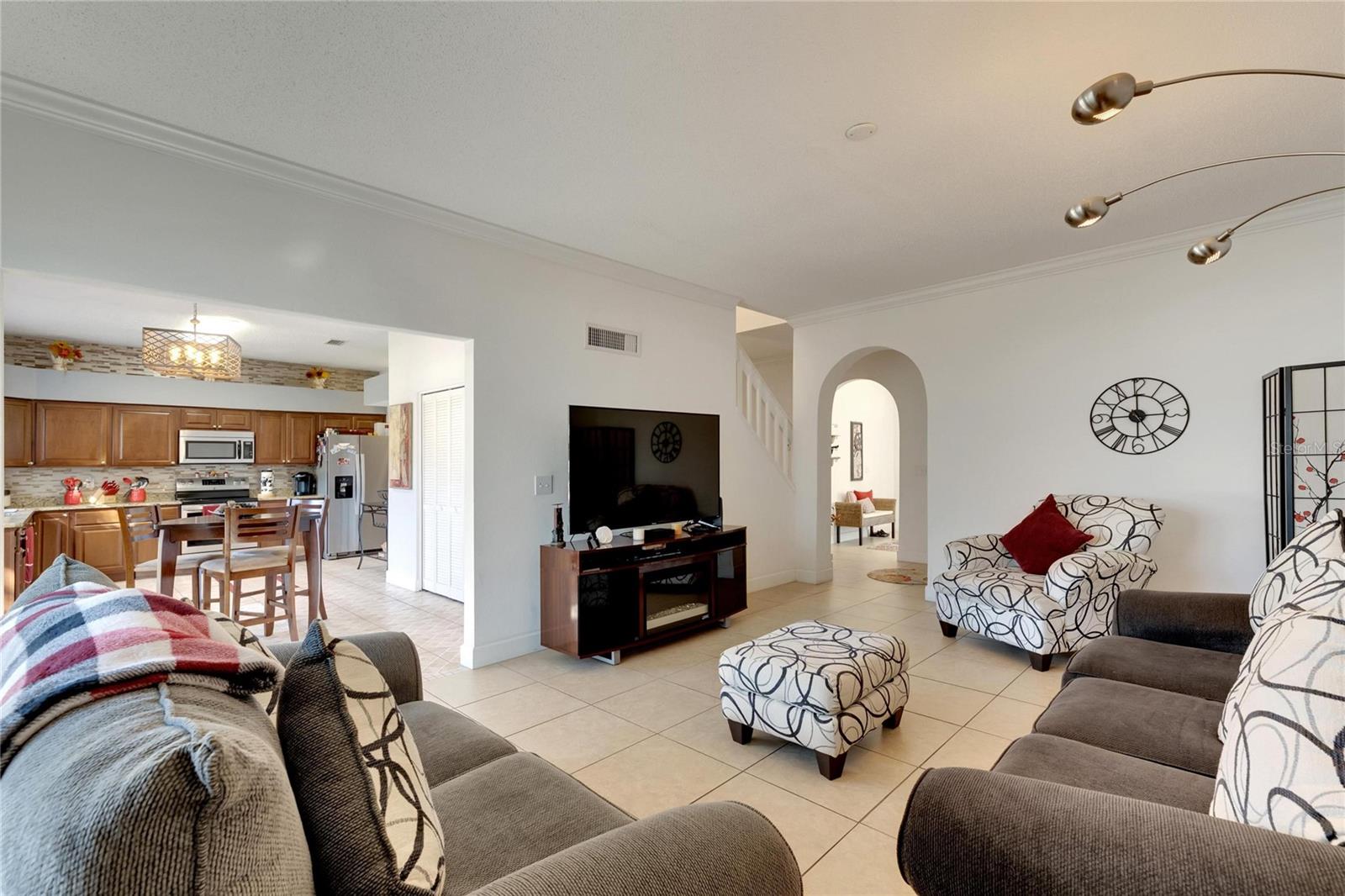 Open Floor Plan-Living Room/Dining Room Combo