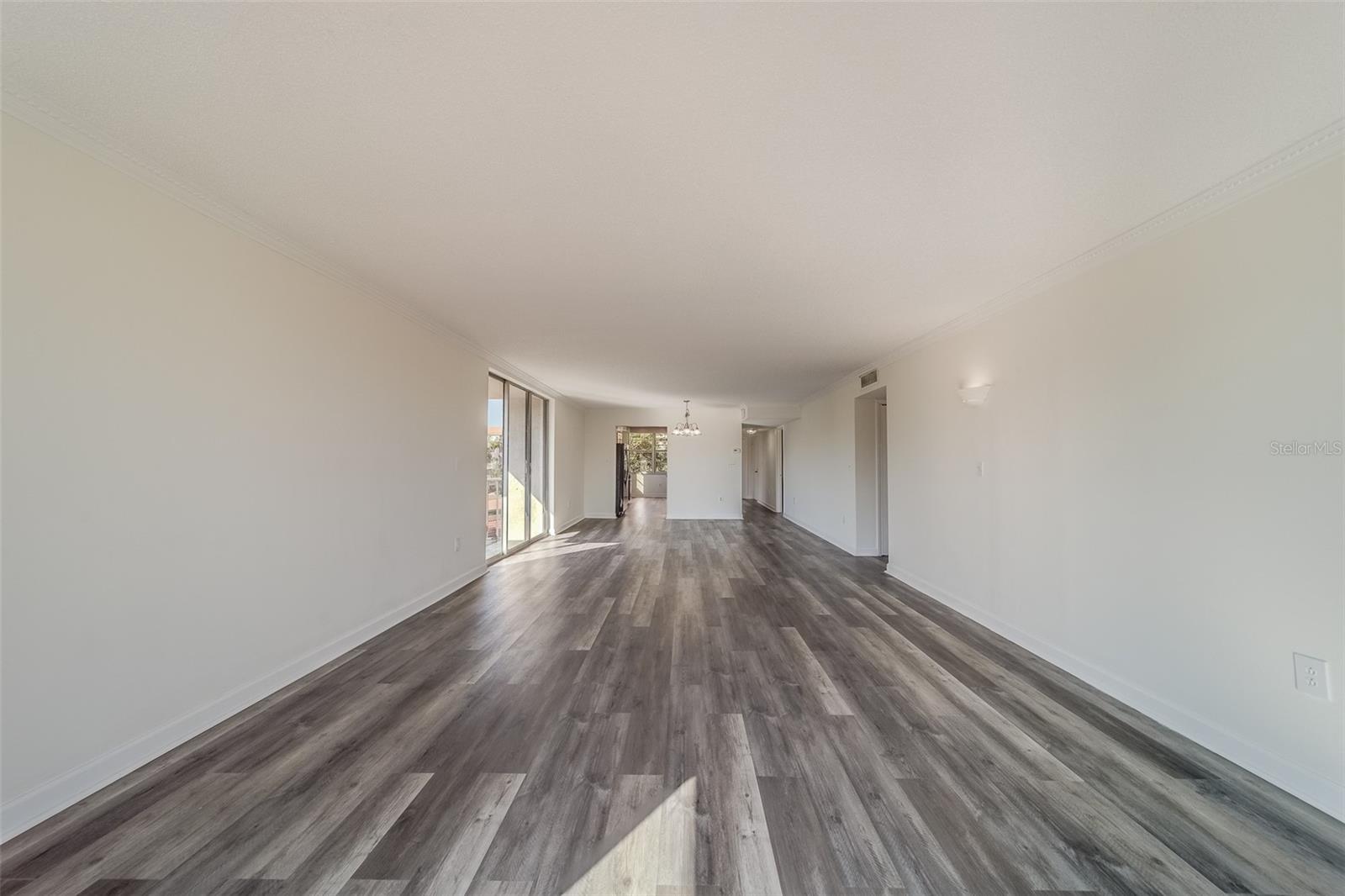 Living Room with Updated LPV and 2 Balconies