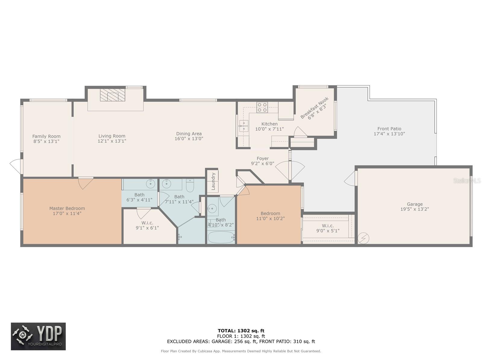 Floorplan at 4399 Brooker Creek Drive