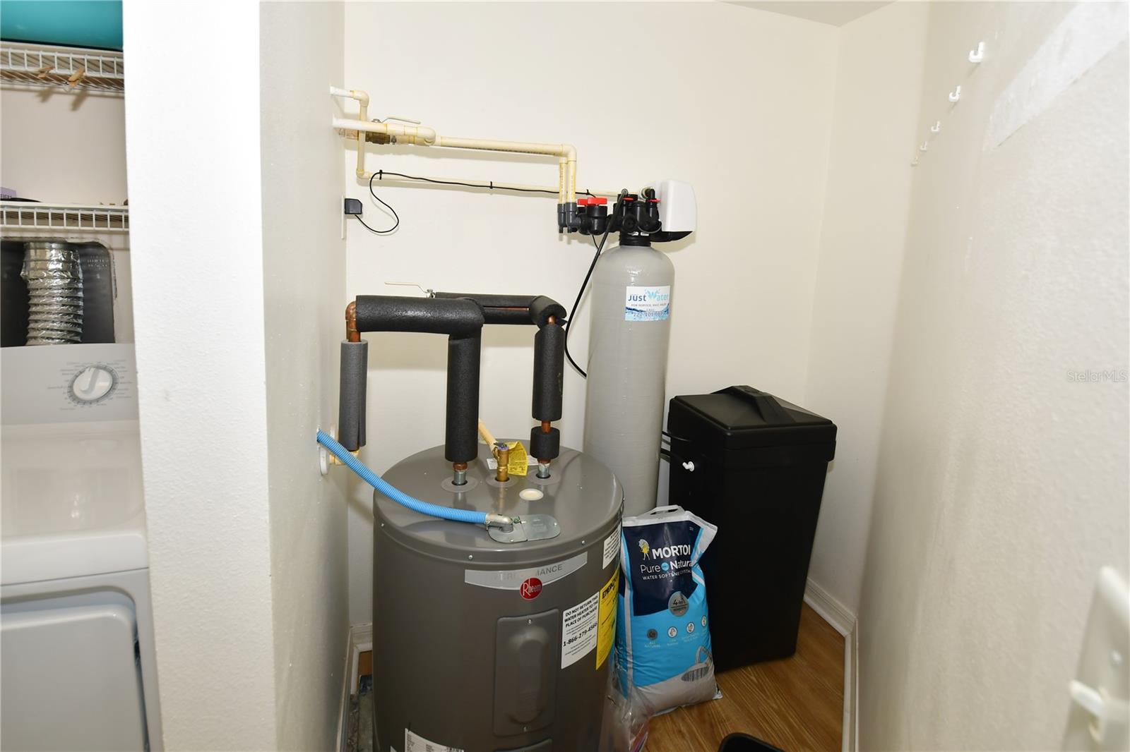 Hot Water Heater and Water Softener.