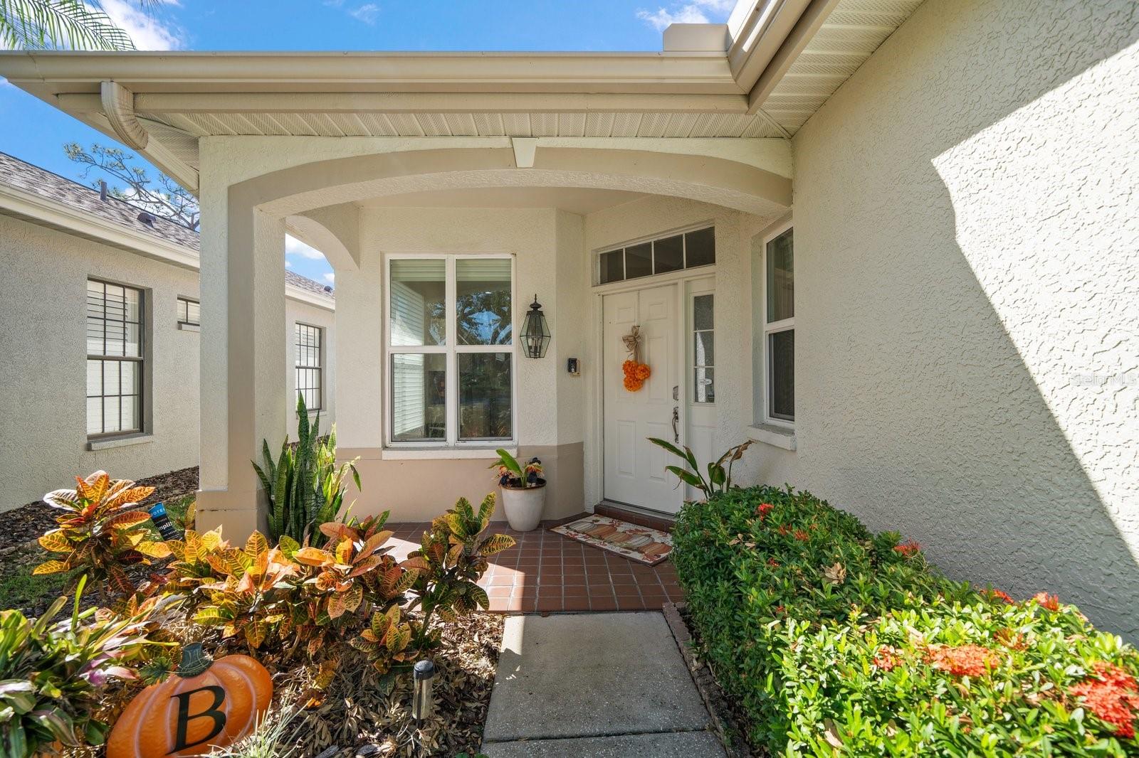 Covered front porch