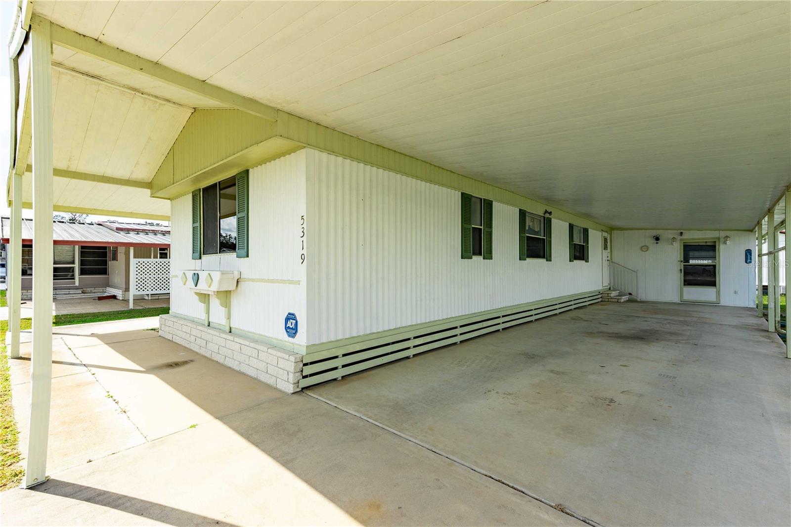 Double carport on this home.