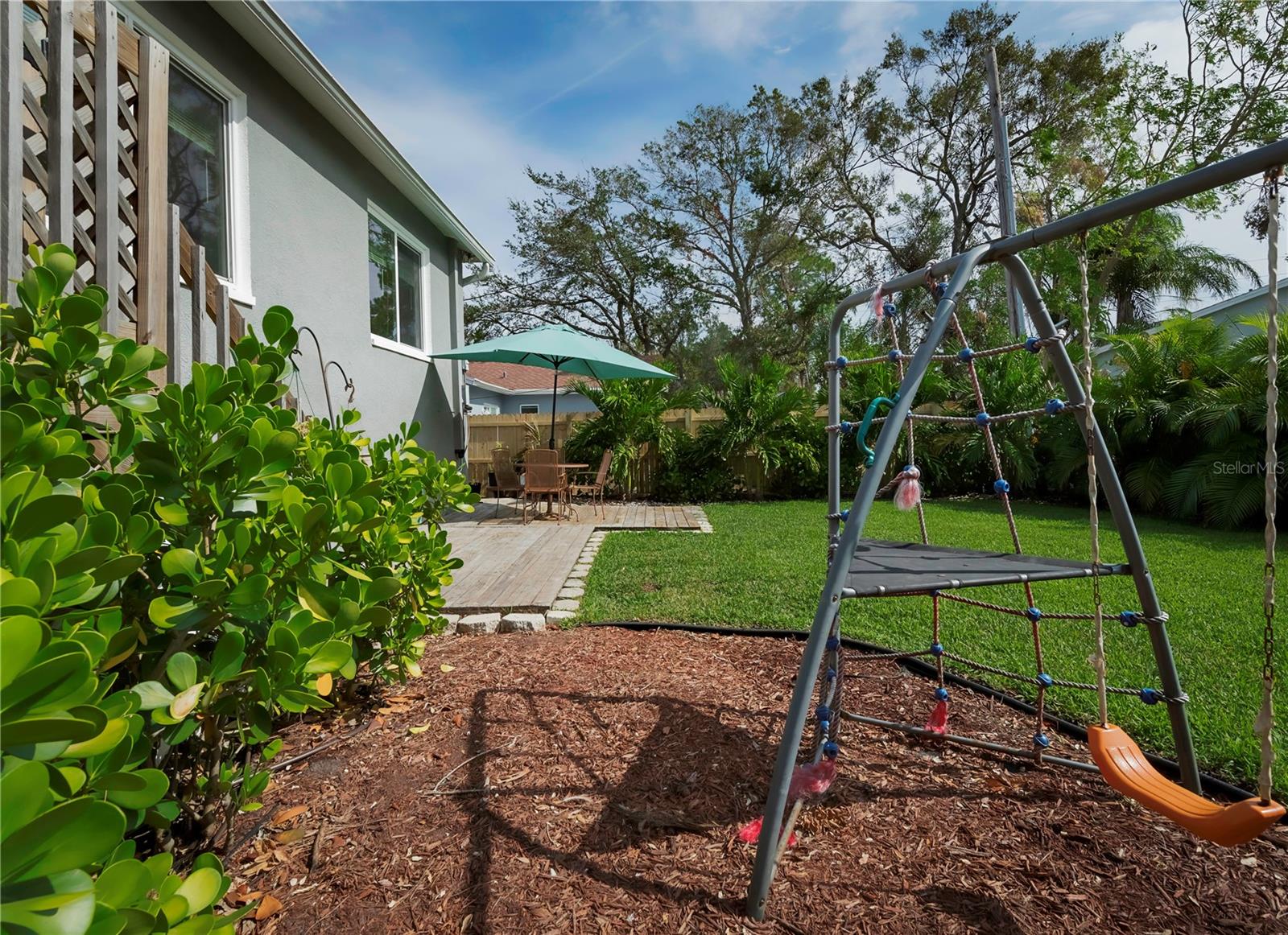 Backyard oasis