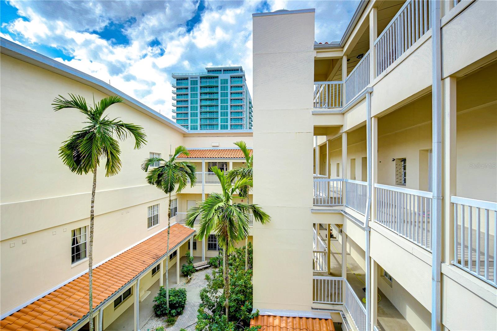 courtyard view