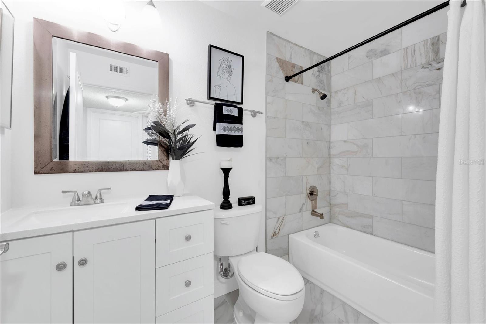 Newly remodeled bathroom