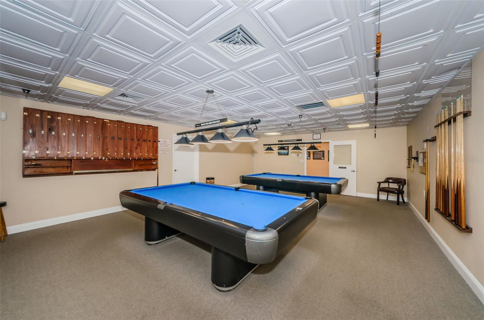 Billiards room