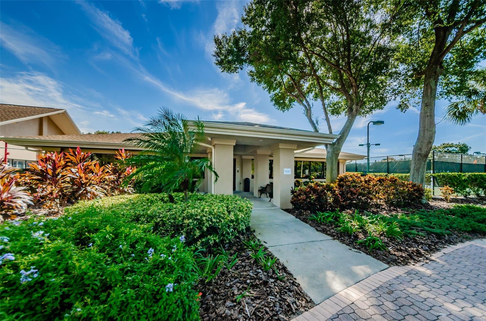 Clubhouse entrance