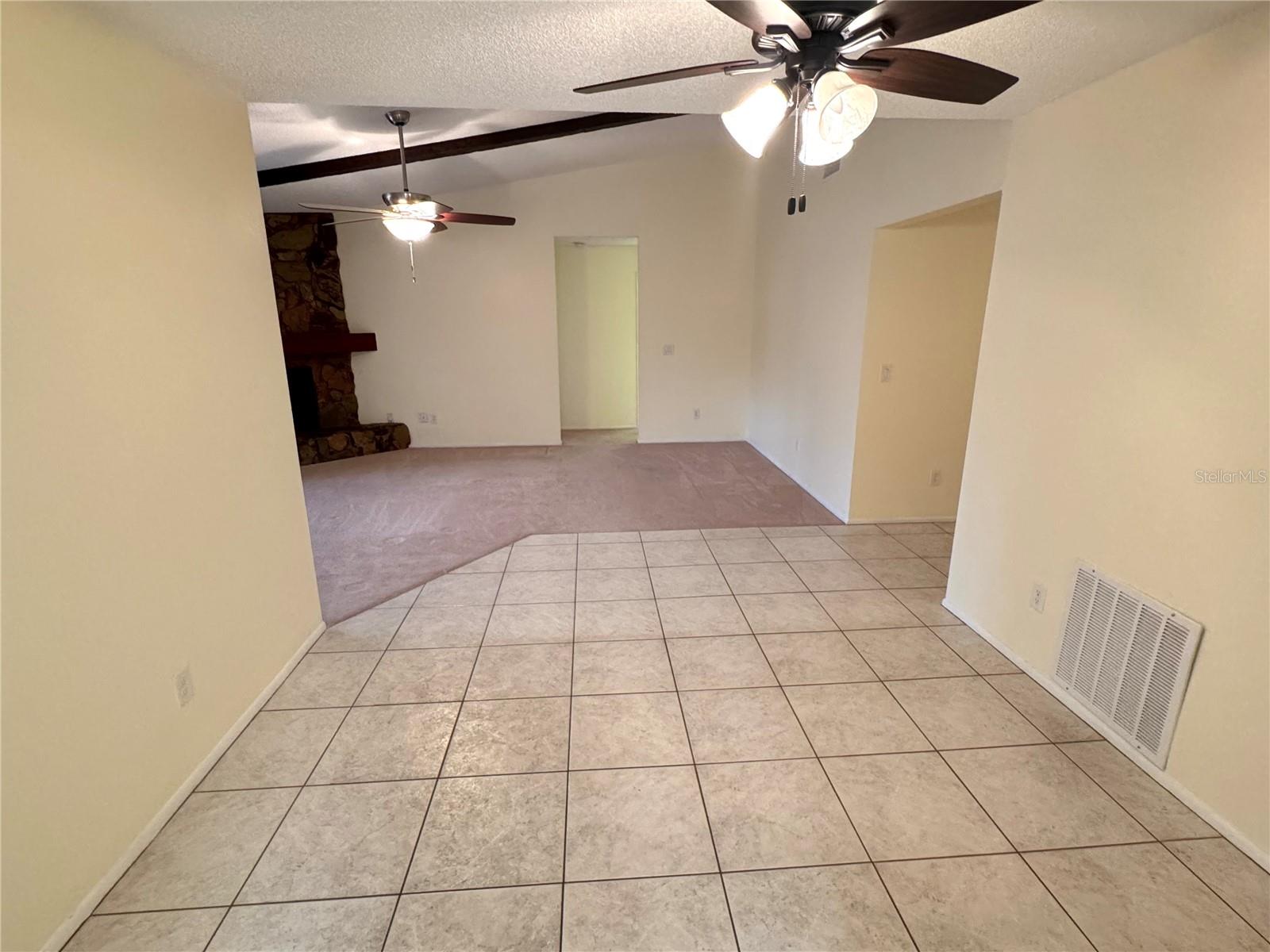 Alternate view of dining area.