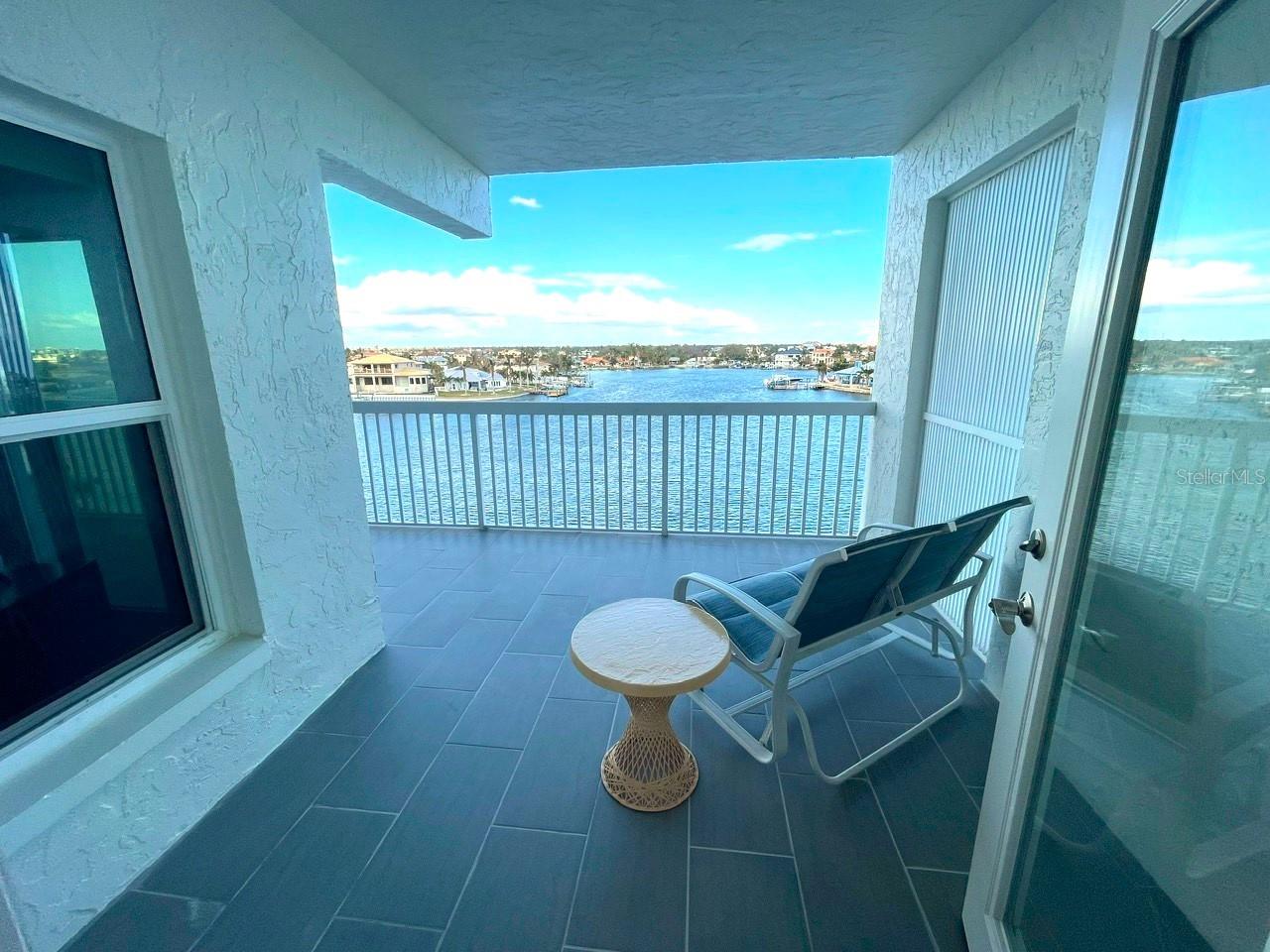 Balcony entrance off kitchen