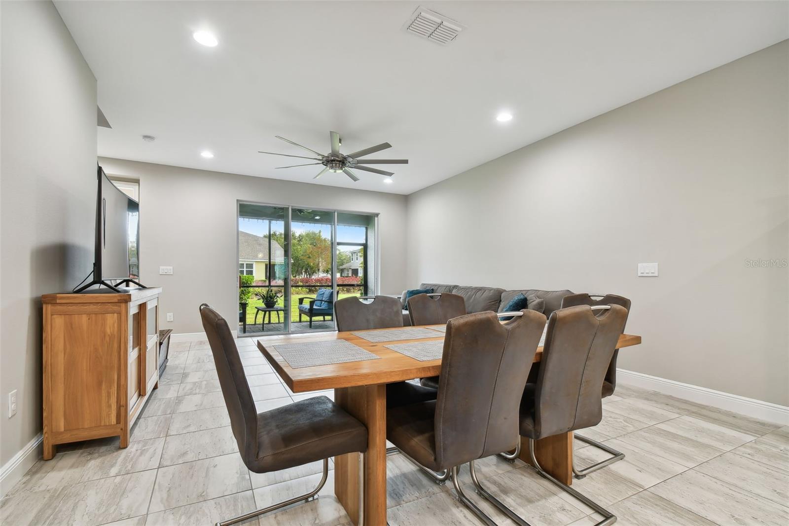 Dining room w/Great room view