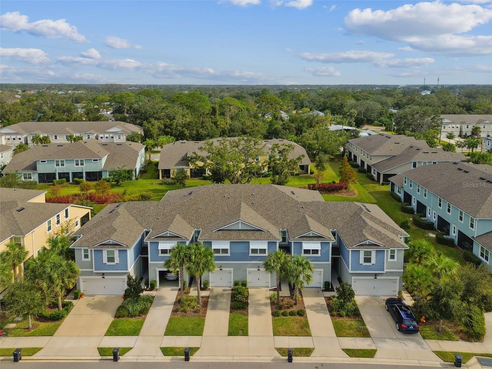 Front Aerial view of TH cluster