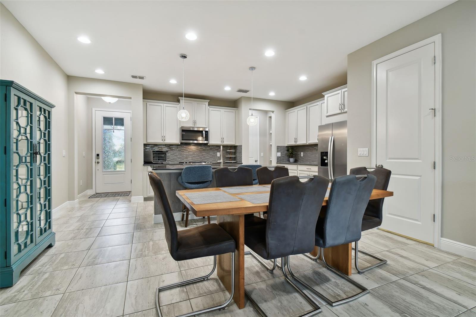 Dining room w/ Kitchen view