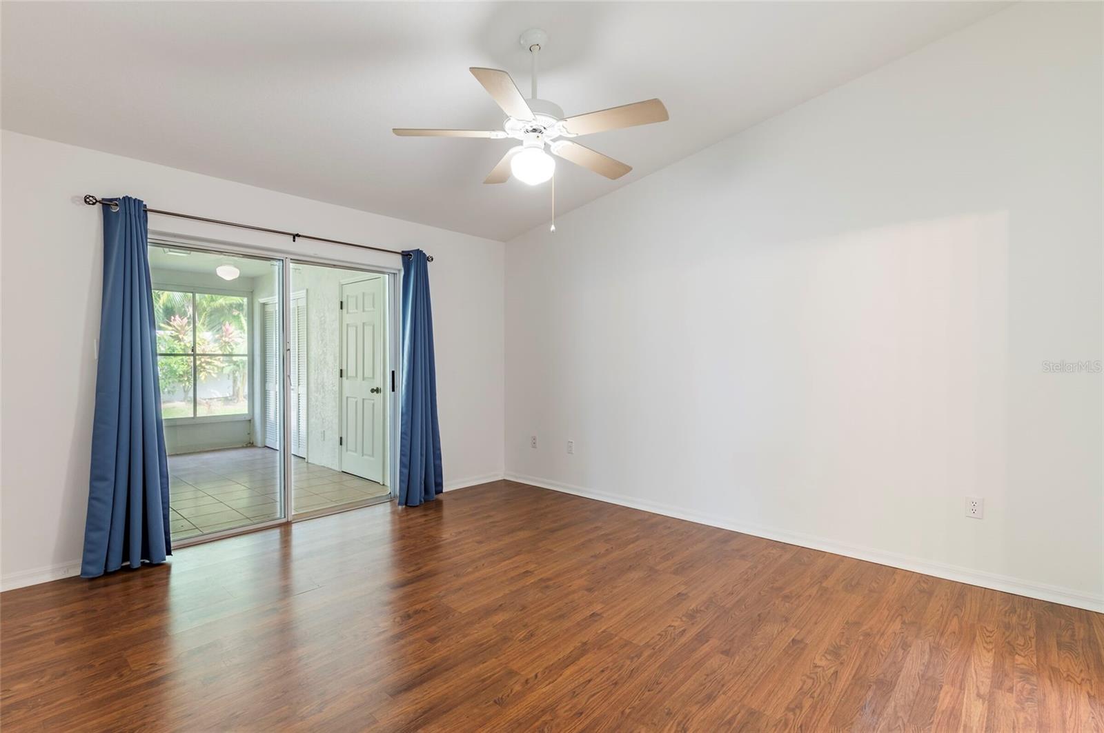 Primary Bedroom with sliders to Lanai