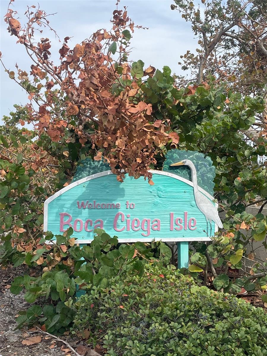 Boca Ciega Isle Community Entrance