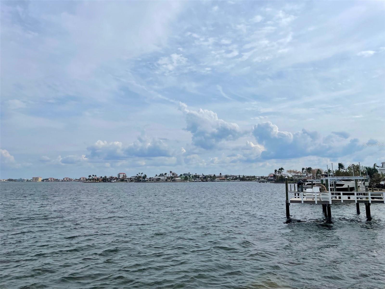 View from entry bridge to Boca Ciega Isle.