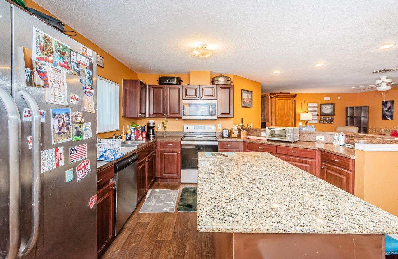 Plenty of room in this master bath. Door leads to spacious walk-in closet