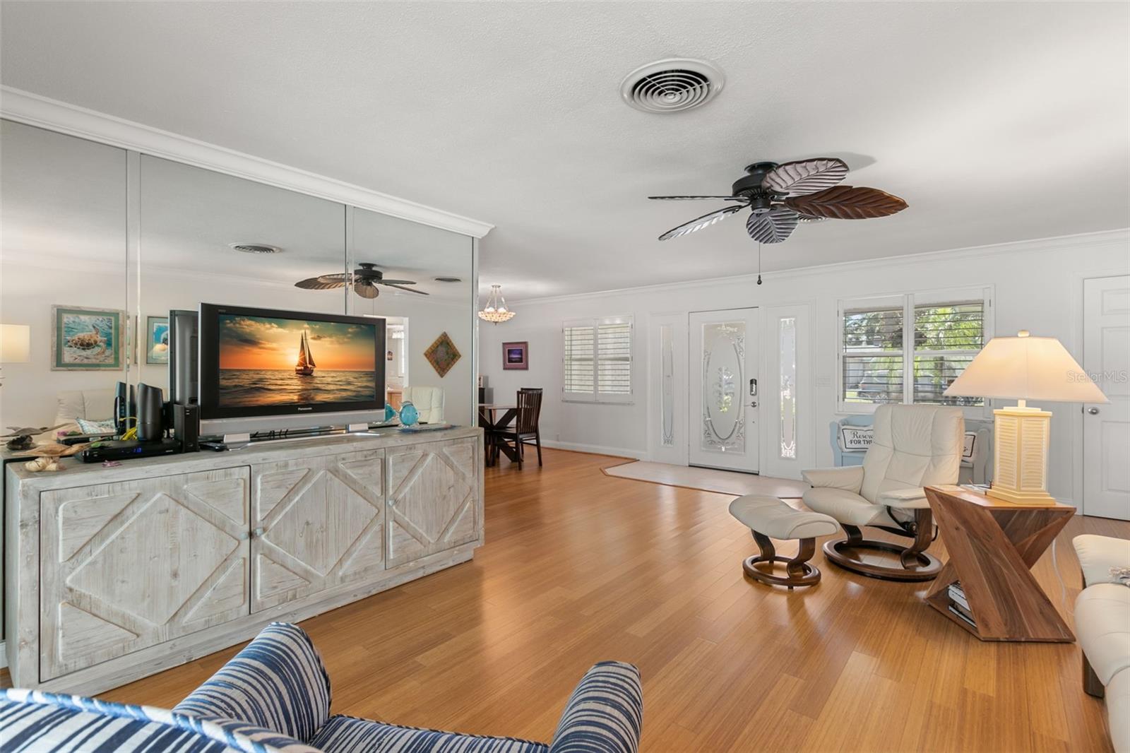 Living and L-Shaped Dining Room