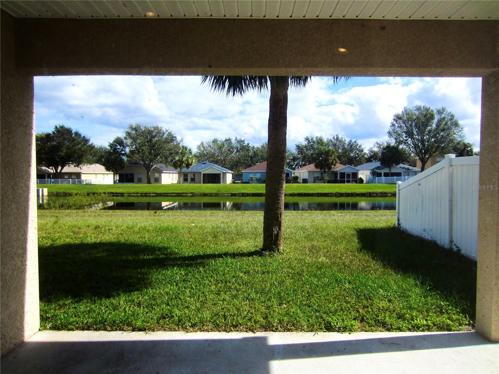 water front view from back patio