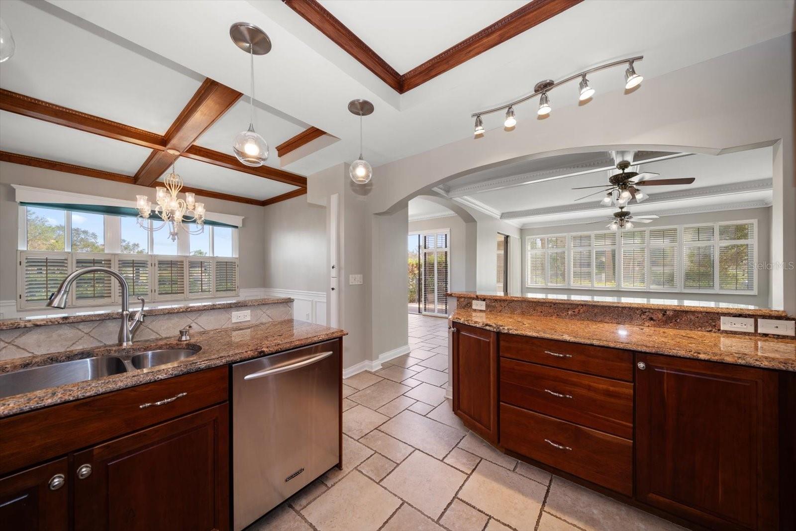 Kitchen-Spacious & so much storage.