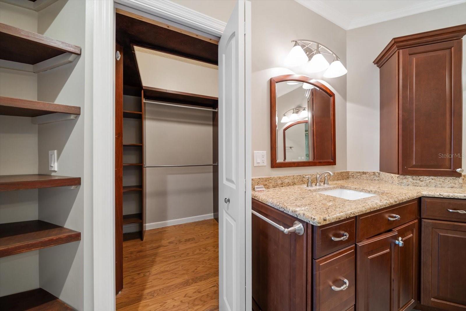 Primary Bathroom-Entrance to Walk in Closet