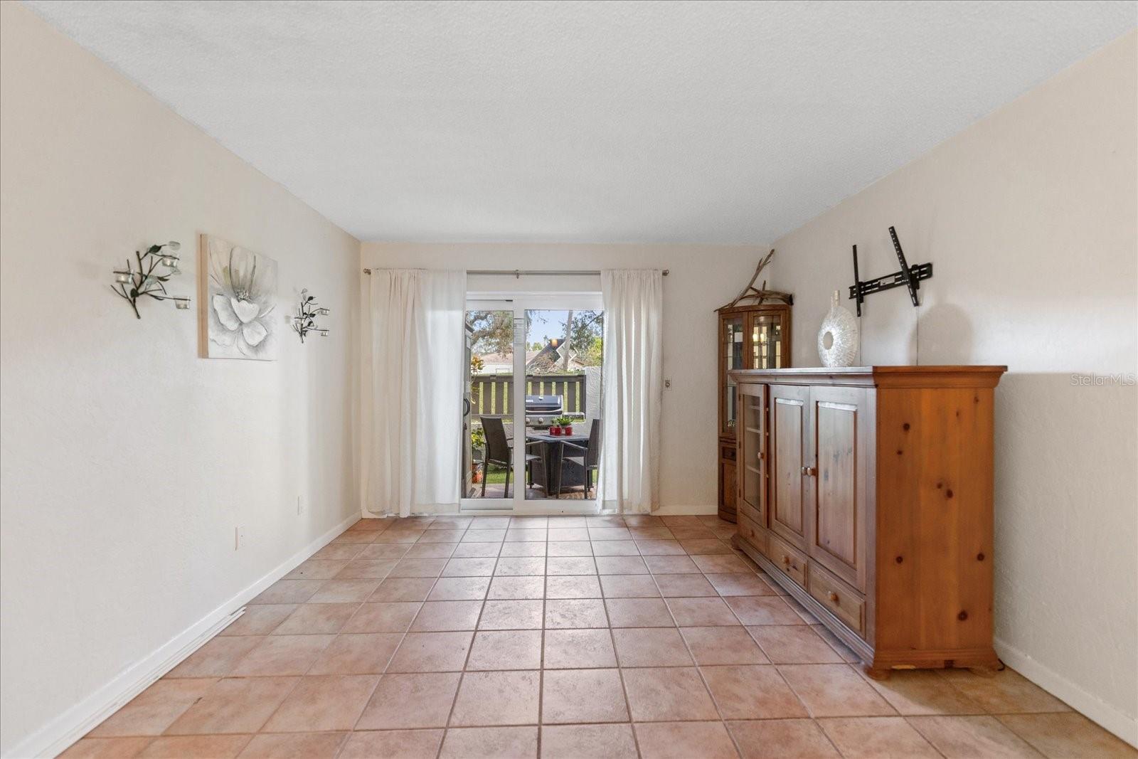 Spacious Living/Dining Area