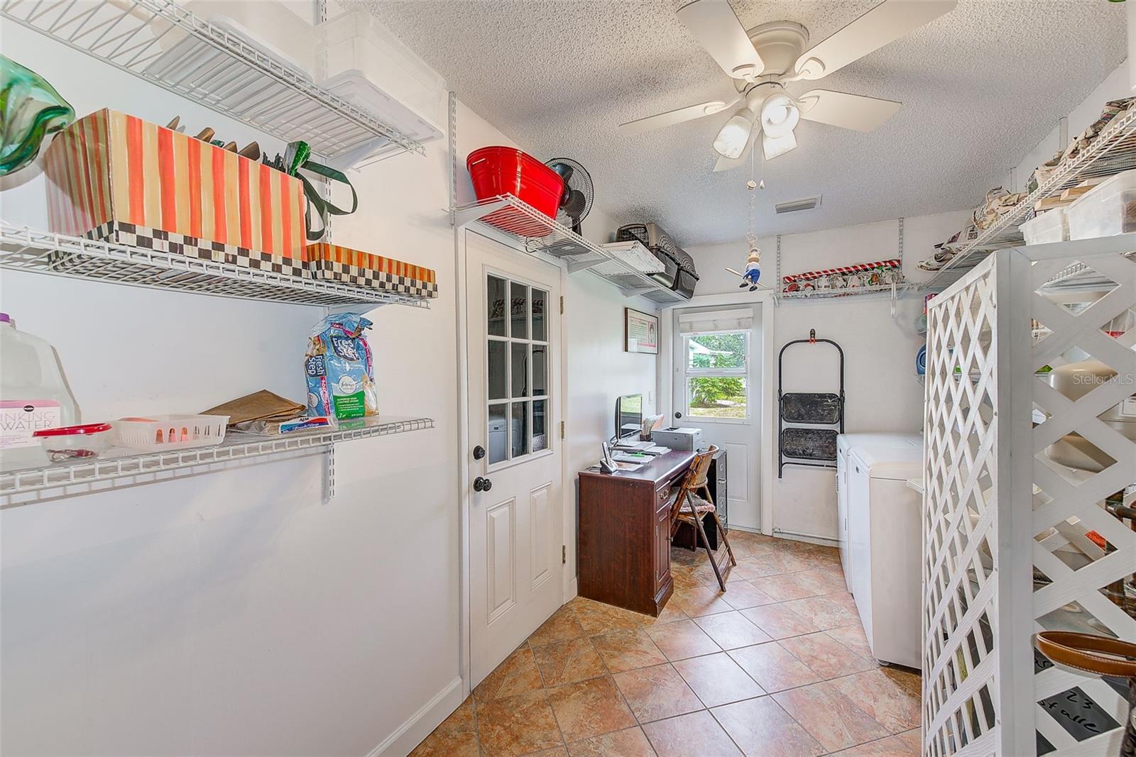 View of air conditioned laundry room