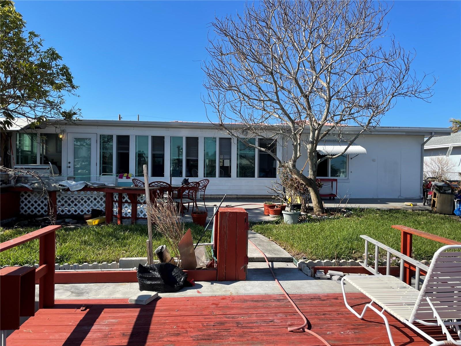 Back of House with Patio