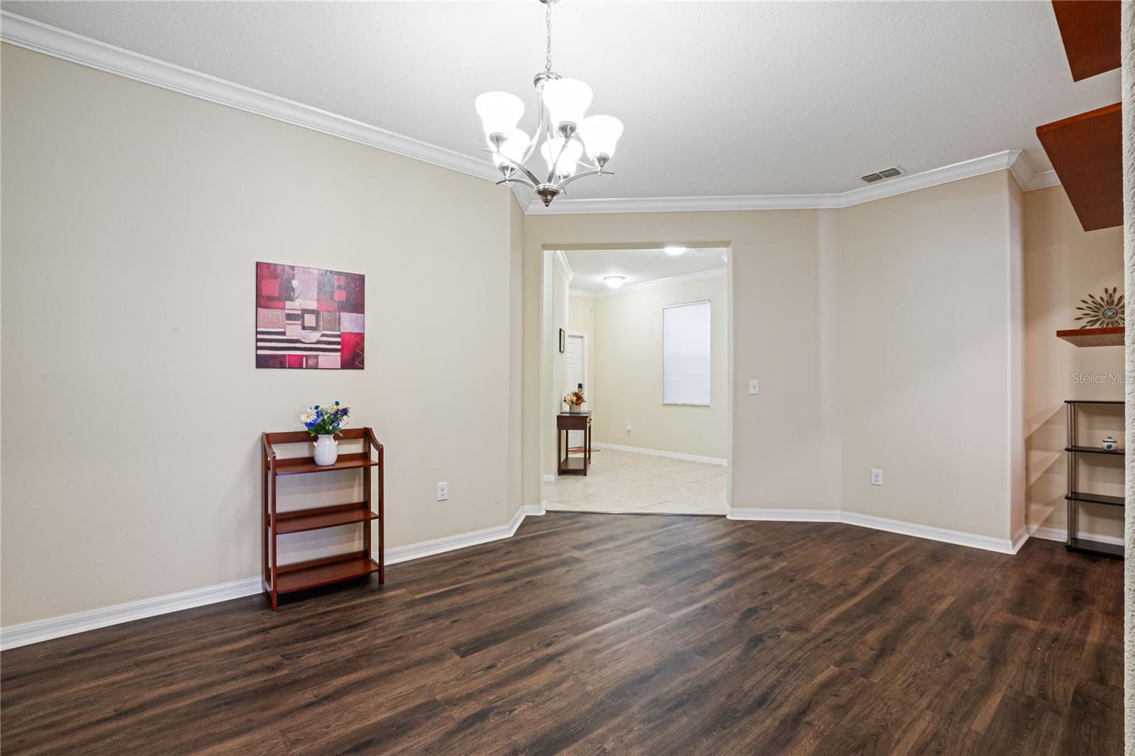 Dining room looking towards foyer.