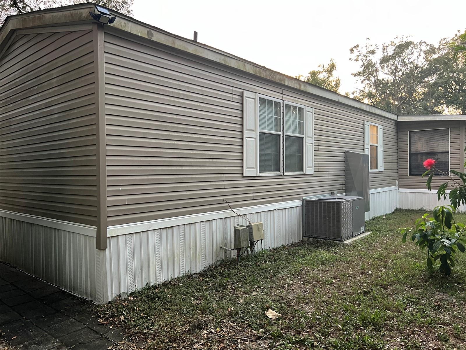 Left side rear of the property.